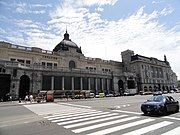 Facade of Retiro station