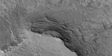 Close view of layers, as seen by HiRISE under HiWish program