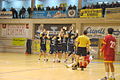 Partido do Balonmán Cangas contra o Ciudad Encantada de Cuenca, 2 de febreiro do 2013, no que gañou o Cangas por 24-23.