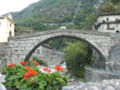 Die Bogenbrücke Pont Saint-Martin