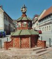 Töpferbrunnen auf dem Markt von Kohren-Sahlis