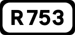 R753 road shield}}