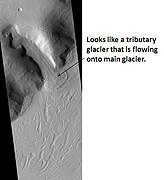 Tributary Glacier, as seen by HiRISE.