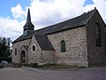 La Forêt de Brocéliande (église de Tréhorenteuc), Bretagne, France.