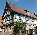 Deutsch: Lateinschule, vormals Beginenhaus in Leonberg. Bedeutendster Schüler war . English: Former schoolhouse and Beguines house in Leonberg, German Federal State Baden-Württemberg. Most famous pupils was .