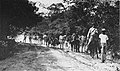 Image 16United States Marines and a Haitian guide patrolling the jungle in 1915 during the Battle of Fort Dipitie (from History of Haiti)