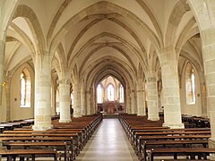 Église Saint-Rémy (nef, vers le chœur).