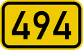 File:Bundesstraße 494 number.svg