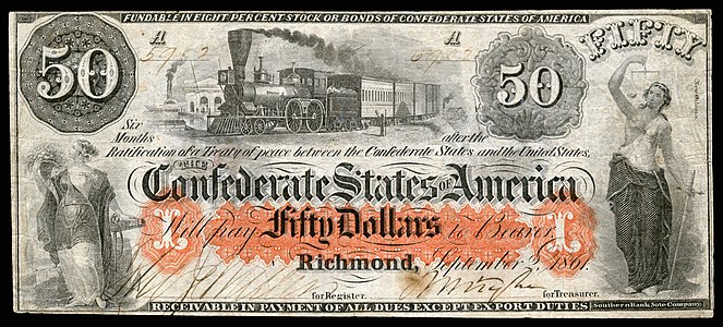 (created by the Southern Bank Note Company; nominated by Godot13)