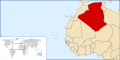 موقع الجزائر Situation en Algérie Location of Algeria