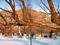 Cimetière à proximité de l'église anglicane Saint-Paul