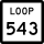 State Highway Loop 543 marker