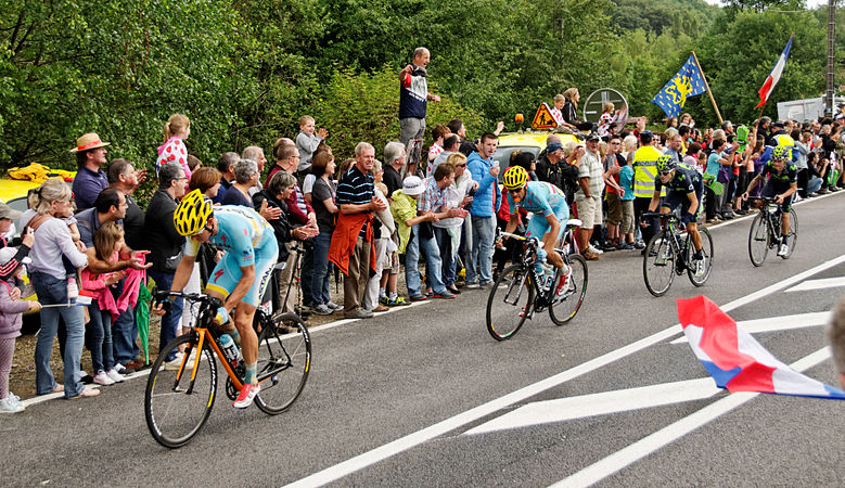 Jakob Fuglsang et Vincenzo Nibali.