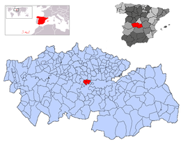 Albarreal de Tajo – Mappa