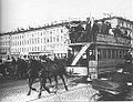 == Summary == DescriptionDinamik/gallery Русский: Конка на Аничковом мосту English: Horsetram on Anichkov bridge Date 1906 Source old photo Author unknown == Licensing: == Public domainPublic domainfalsefalse This work is in the public domain in its country of origin and other countries and areas where the copyright term is the author's life plus 70 years or fewer. You must also include a United States public domain tag to indicate why this work is in the public domain in the United States.  Note that a few countries have copyright terms longer than 70 years: Mexico has 100 years, Jamaica has 95 years, Colombia has 80 years, and Guatemala and Samoa have 75 years. This image may not be in the public domain in these countries, which moreover do not implement the rule of the shorter term. Honduras has a general copyright term of 75 years, but it does implement the rule of the shorter term. Copyright may extend on works created by French who died for France in World War II (more information), Russians who served in the Eastern Front of World War II (known as the Great Patriotic War in Russia) and posthumously rehabilitated victims of Soviet repressions (more information). This file has been identified as being free of known restrictions under copyright law, including all related and neighboring rights. https://creativecommons.org/publicdomain/mark/1.0/PDMCreative Commons Public Domain Mark 1.0falsefalse