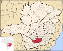 Campo das Vertentes – Mappa