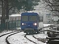 Triebwagen X 242 auf dem nördlichen Ausziehgleis in Romorantin, 2010