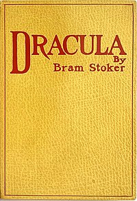 Dracula by Bram Stoker, 1st edition cover, Archibald Constable and Company, 1897