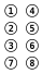 (braille pattern dot numbers)