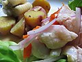 English: Typical peruvian Ceviche Español: Ceviche típico del Perú