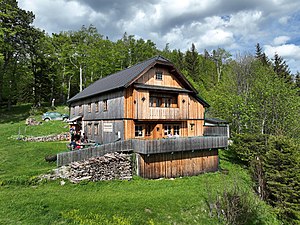 Westansicht der Waldburgangerhütte