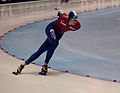 Sven Kramer in Dec 2007 at World Cup in Heerenveen