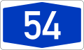 File:Bundesautobahn 54 number.svg