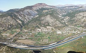 Vue générale de la commune d'Espinasses.