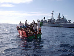 Sauvetage dans le golfe d'Aden.