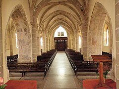 Église Saint-Rémy (nef, vers l'entrée).