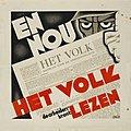 Affiche voor "Het Volk" (1929)