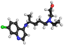 Représentation tridimensionnelle en noir sur fond blanc d'une chaîne de motifs géométriques à base hexagonale