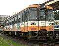 保存在穴水站的能登鐵道NT100型（NT127號車）