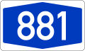 File:Bundesautobahn 881 number.svg