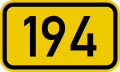 File:Bundesstraße 194 number.svg