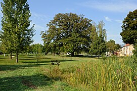 Public garden at Saeul, Luxembourg