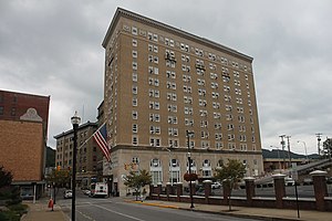 West Virginian Hotel in downtown Bluefield