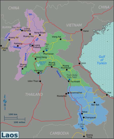 Mappa divisa per regioni