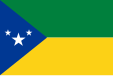 Flag of Cantón Mera, Pastaza Province, Ecuador