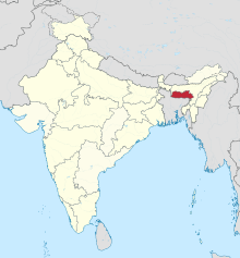 Meghalaya in India.svg