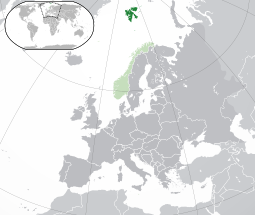 Localização de Svalbard