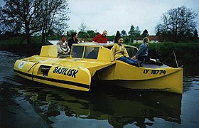 Solar powered trimaran