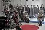 Tentoonstelling van scooters die in de rockopera Quadrophenia (The Who, 1973) werden gebruikt.