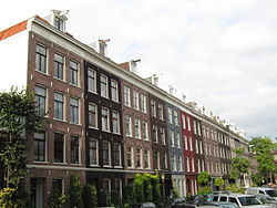 19th-century housing in Daniël Stalpertstraat, typical for De Pijp