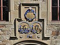 Deutsch: Wappen über dem Tor auf der Südseite vom Schloss Hemmingen in Baden-Württemberg. English: Coat of arms above the gate on the south side of the castle in Hemmingen in the German Federal State Baden-Württemberg.