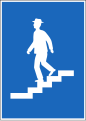 File:CH-Hinweissignal-Fussgänger-Unterführung.svg