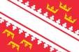 Flag of Alsace, France (trefly)