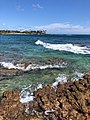 View of the Pacific Ocean, from the island's south shore