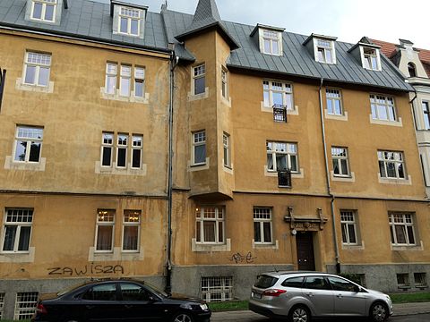 Facade on Kołłątaja street