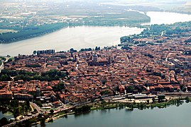 Vista aérea de Mantua